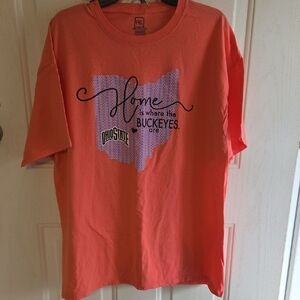 Pro Edge Orange Buckeyes Home T-Shirt